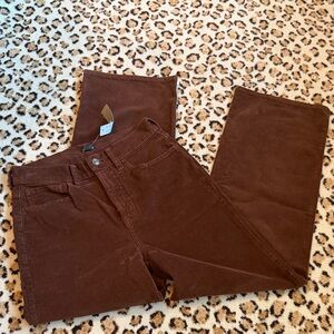 J. Crew Women's Brown Corduroy Pants